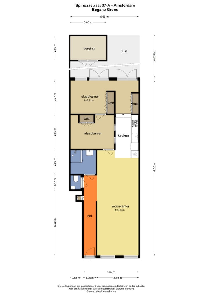 Foto 22 van Spinozastraat 37-A