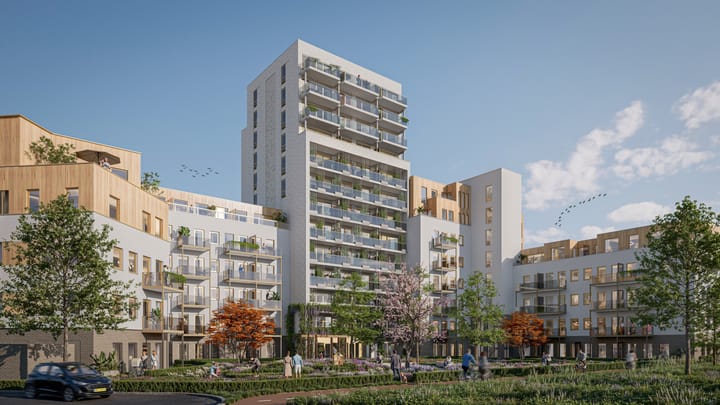 Foto 3 van Kronenburgsingel (Bouwnr. 10-22)