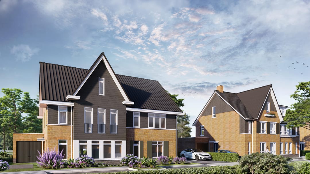 Foto 1 van Twee-onder-een-kapwoning (Bouwnr. 202)