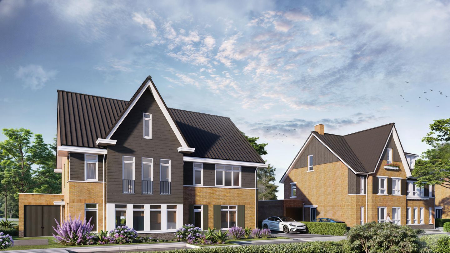 Foto 1 van Twee-onder-een-kapwoning (Bouwnr. 207)