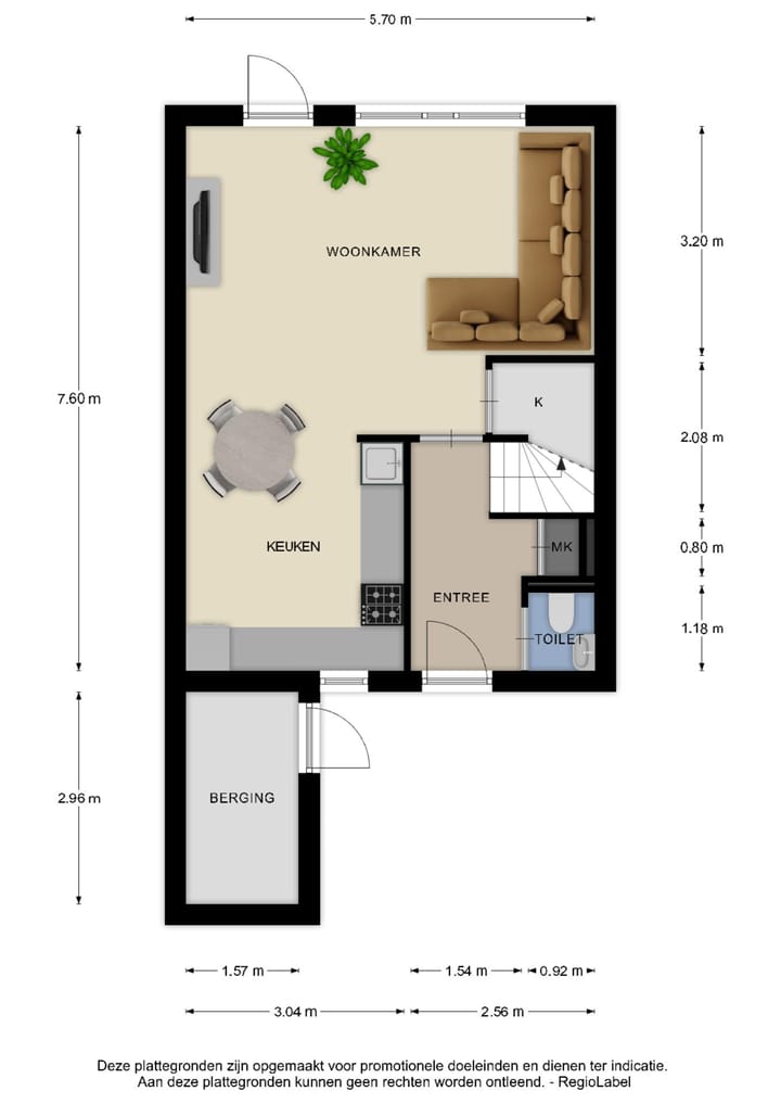 Foto 30 van Bé van den Doolstraat 17