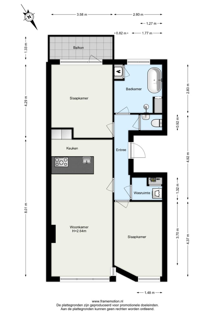 Foto 49 van Willem Buytewechstraat 127-A02
