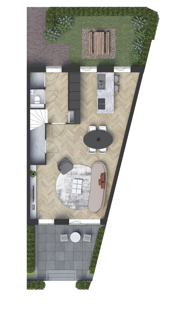 Foto 9 van Vlietwoningen (Bouwnr. 13)