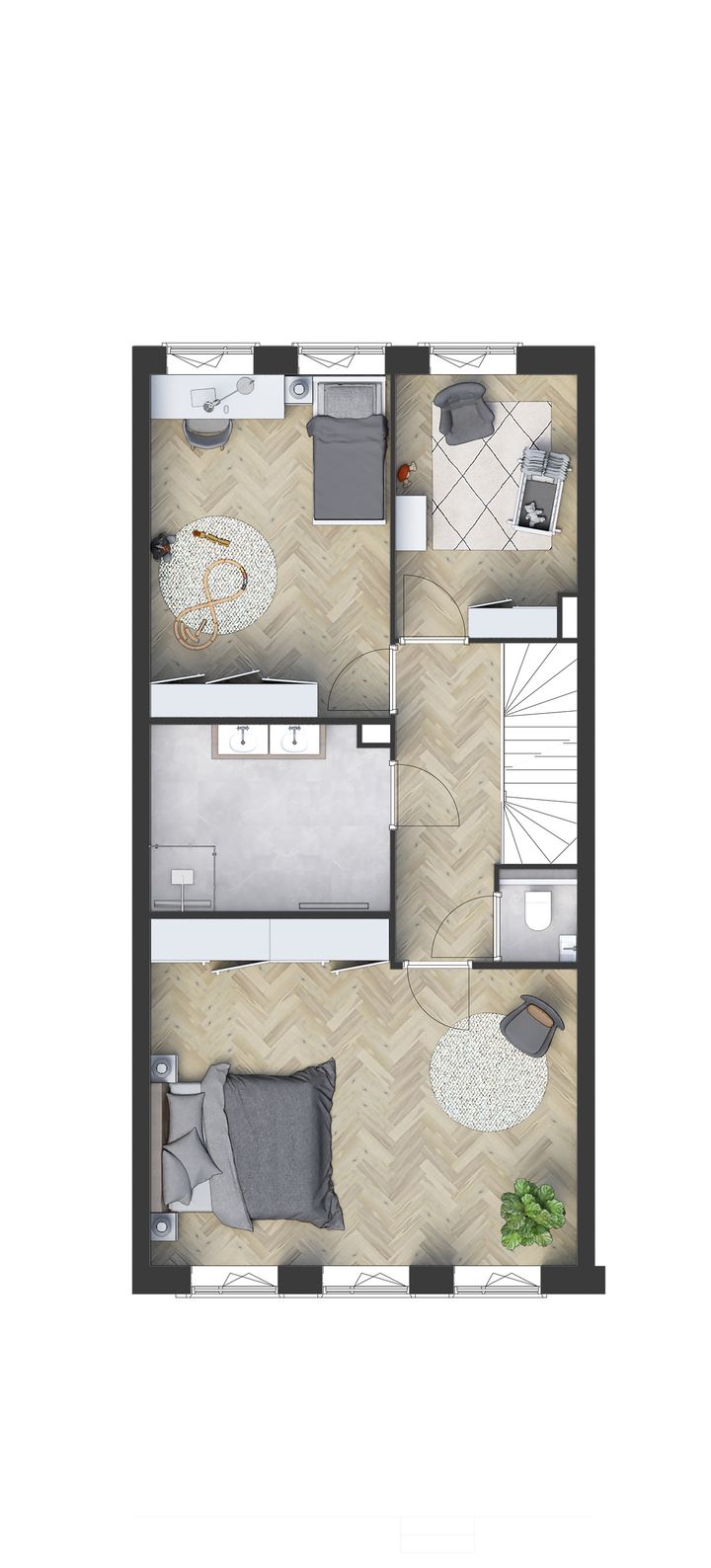 Foto 10 van Vlietwoningen (Bouwnr. 7)