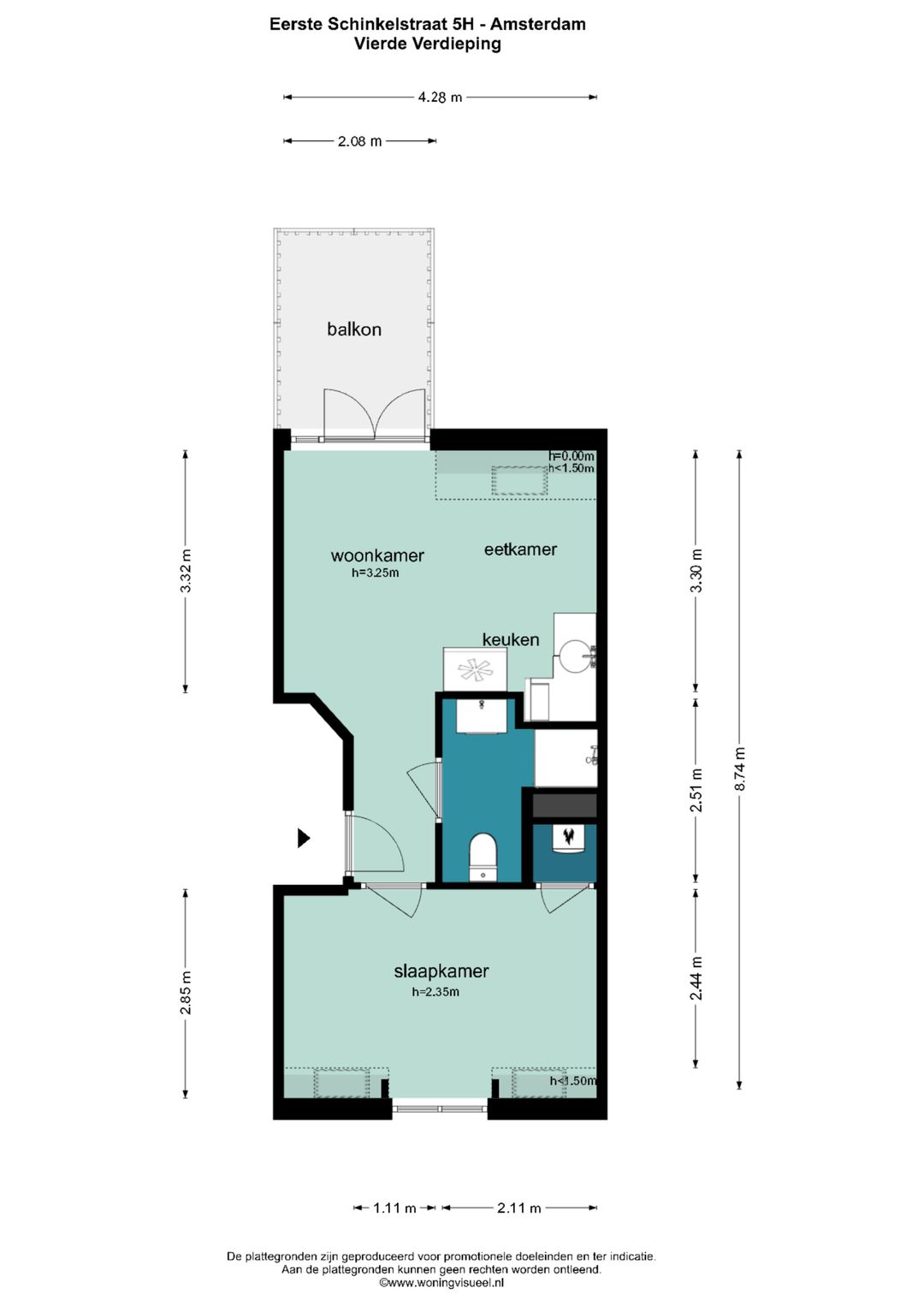 Foto 23 van Eerste Schinkelstraat 5-H