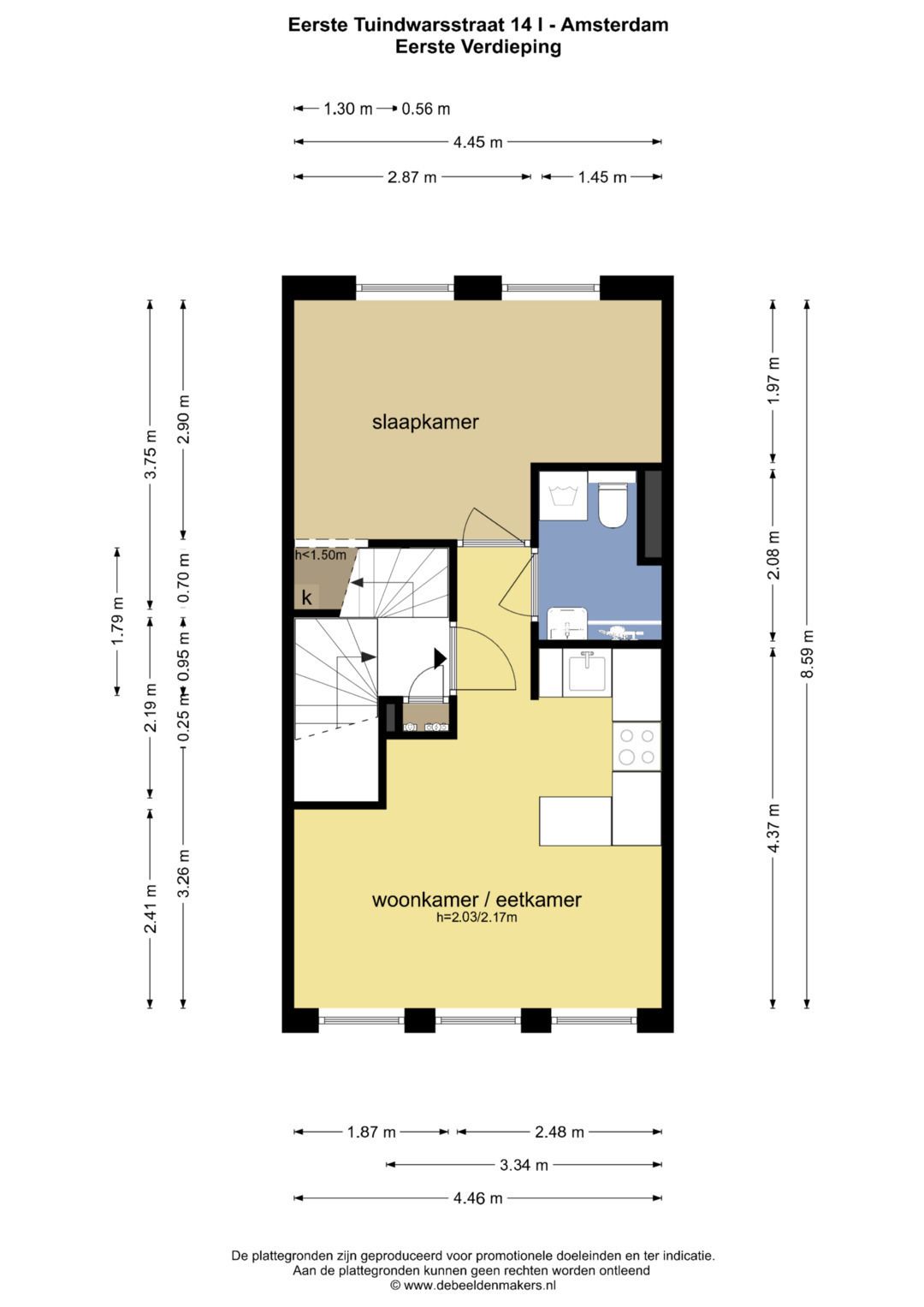 Foto 19 van Eerste Tuindwarsstraat 14-1