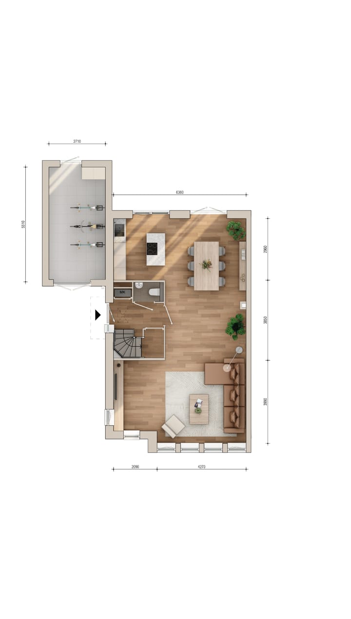 Photo 8 of Twee-onder-een-kapwoning (Bouwnr. 201)