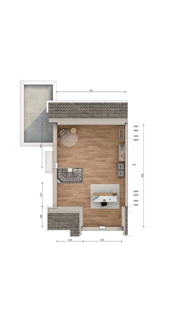 Photo 10 of Twee-onder-een-kapwoning (Bouwnr. 201)