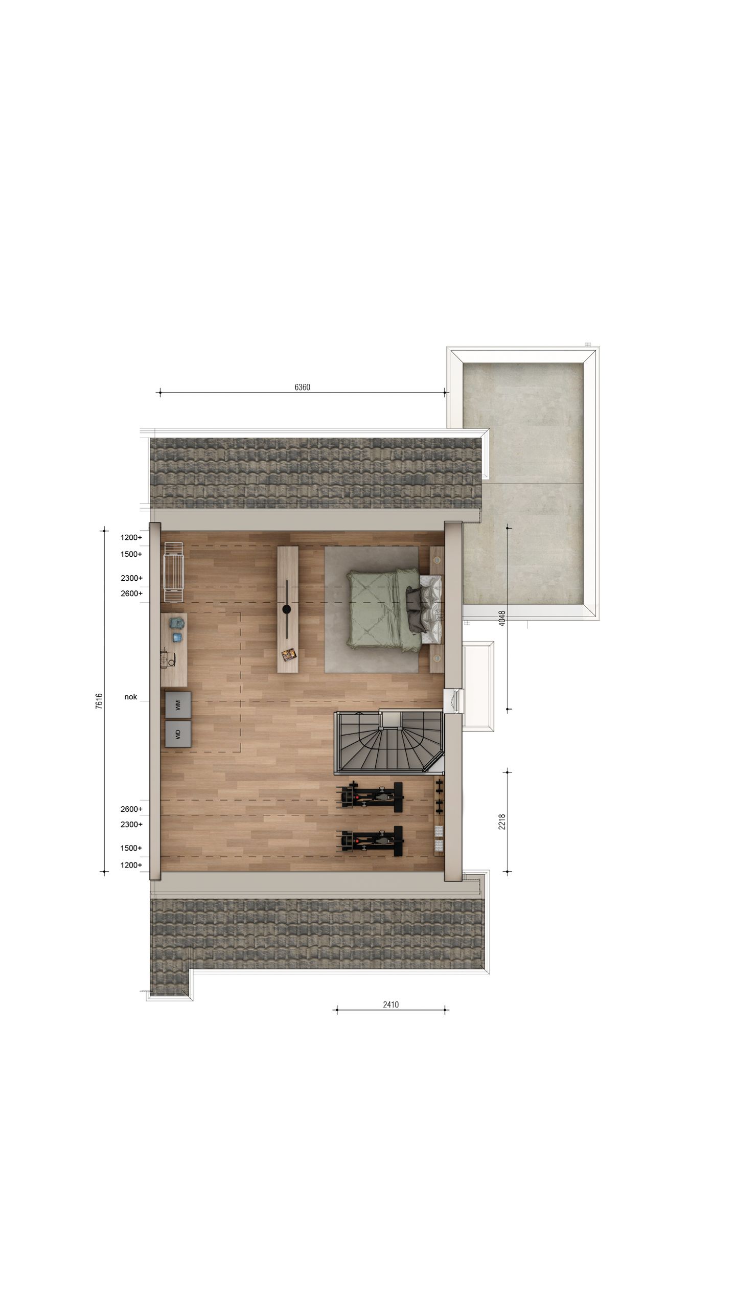 Foto 10 van Twee-onder-een-kapwoning (Bouwnr. 202)