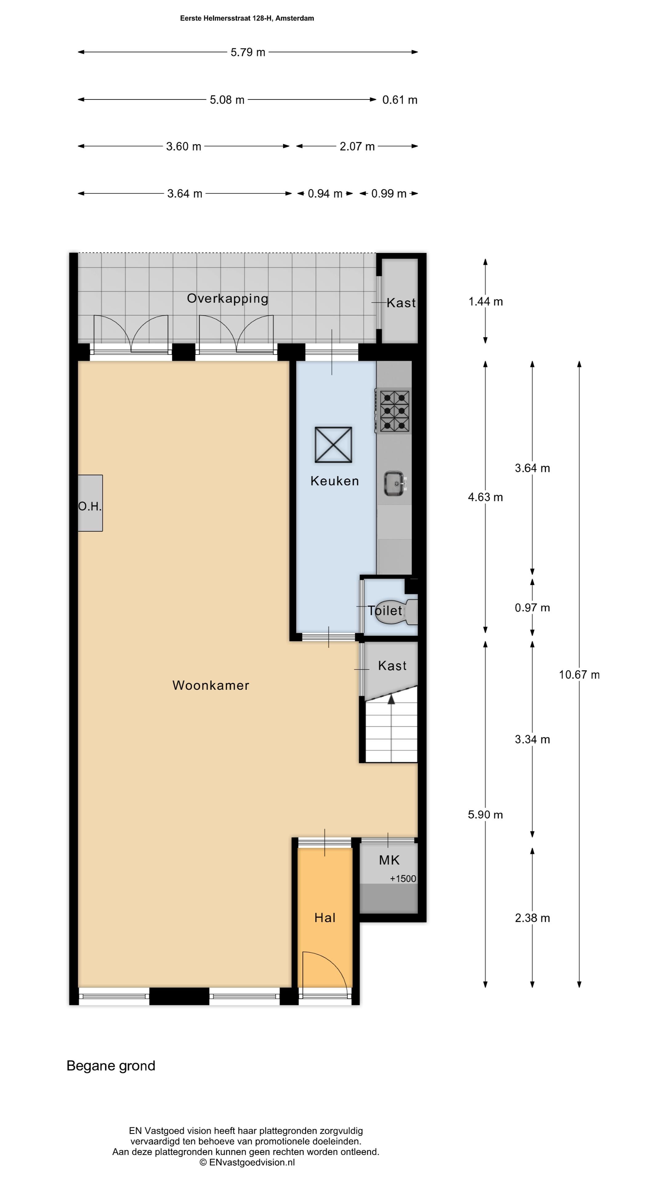 Foto 54 van Eerste Helmersstraat 128-H