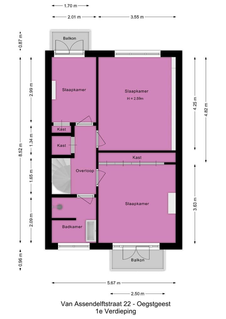 Foto 42 van van Assendelftstraat 22