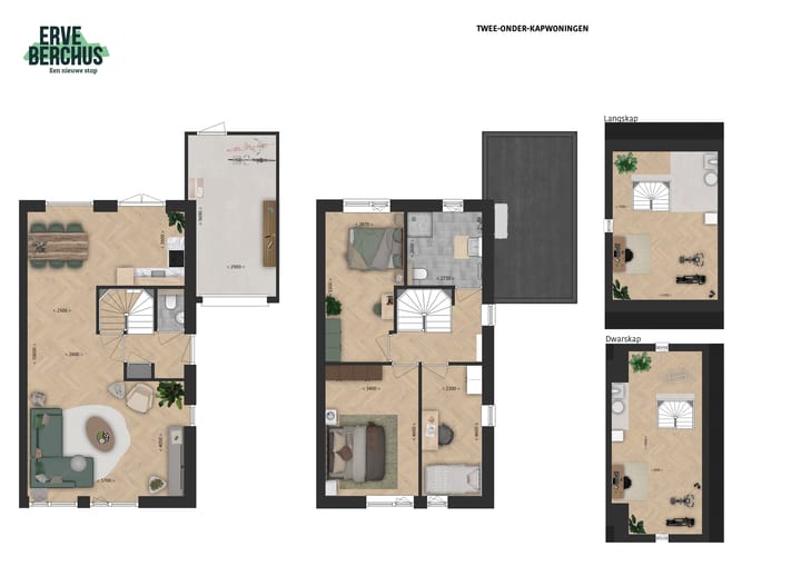 Foto 4 van Erve Berchus fase 2 - Twee-onder-een-kap (Bouwnr. 41)