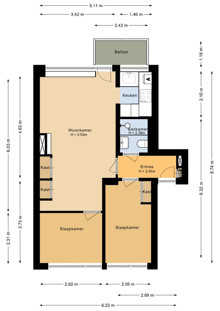 Foto 22 van Terschellingsestraat 31-B