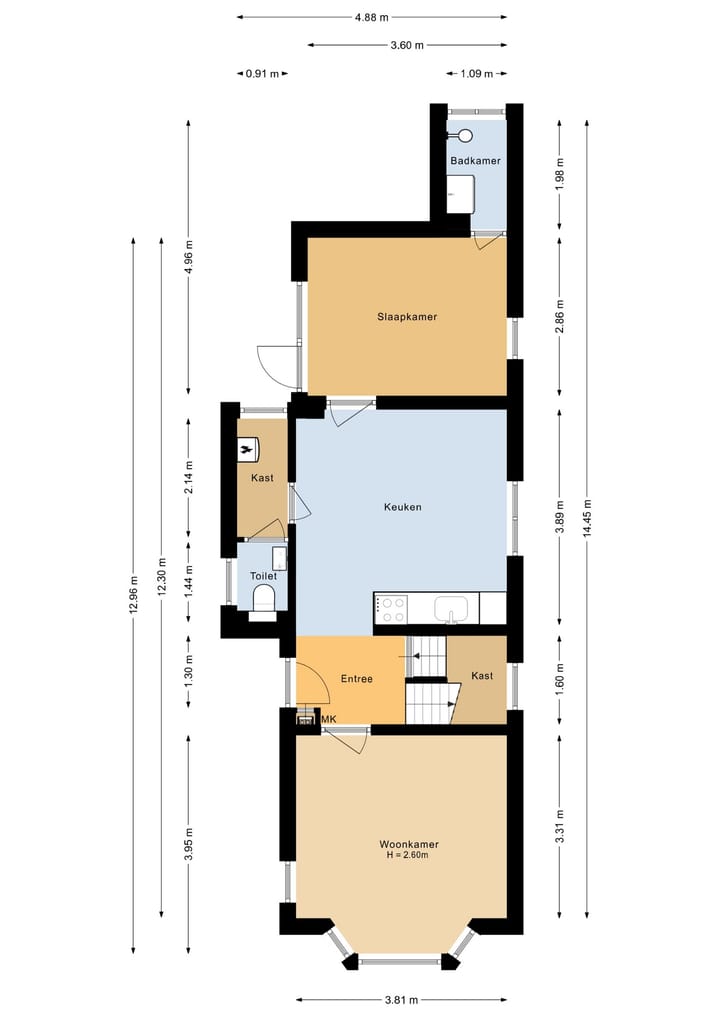 Foto 48 van Egypteneinde 1-B