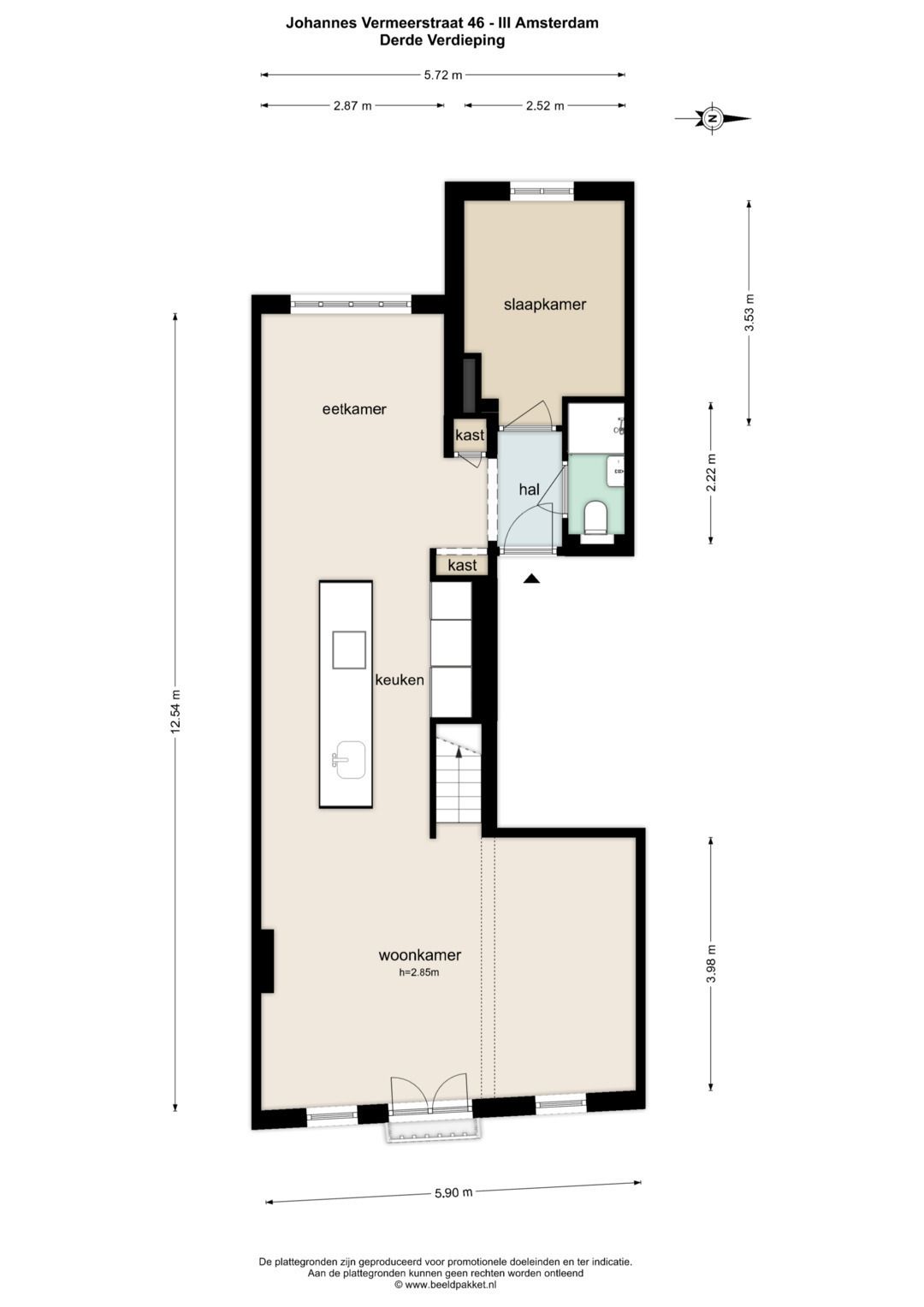 Foto 46 van Johannes Vermeerstraat 46-3