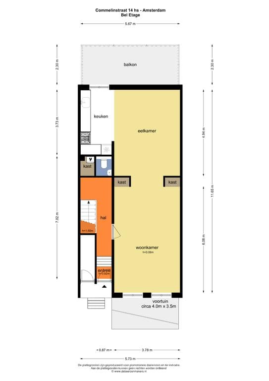 Foto 45 van Commelinstraat 14-O