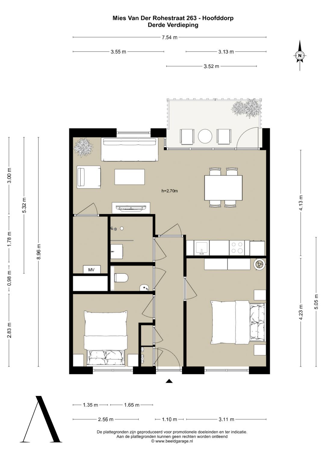 Foto 20 van Mies van der Rohestraat 263