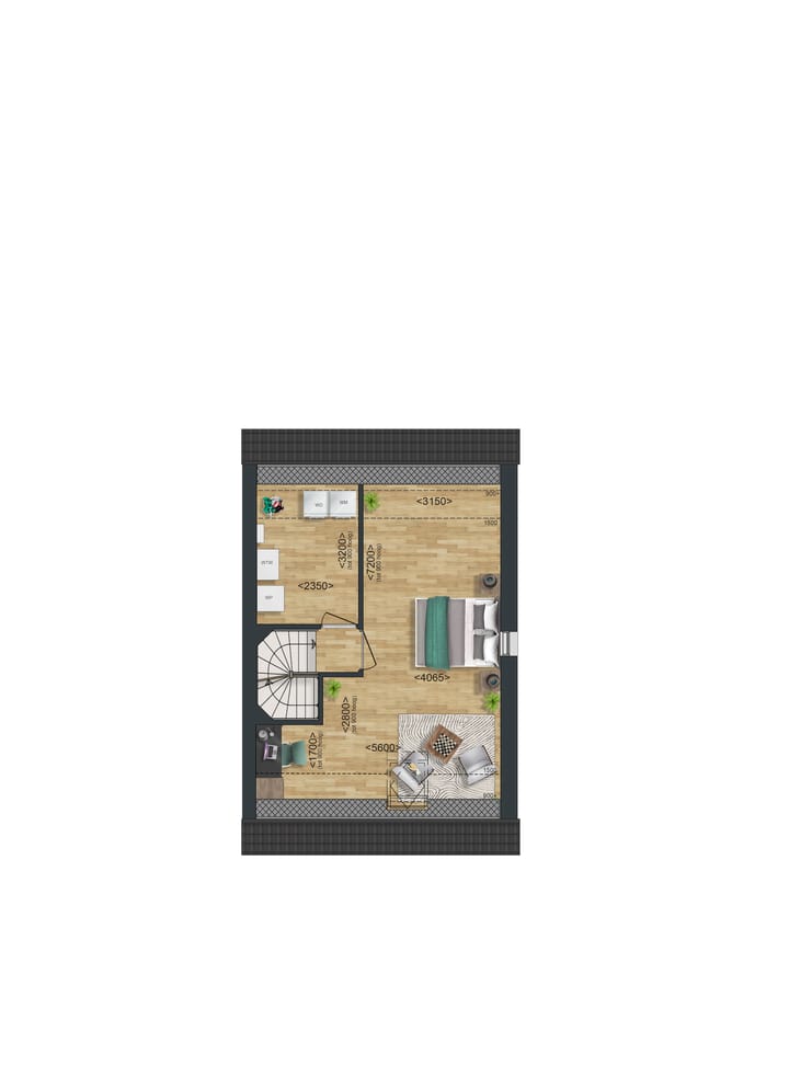 Foto 5 van Type A9: Twee-onder-een-kapwoning (Bouwnr. 32)