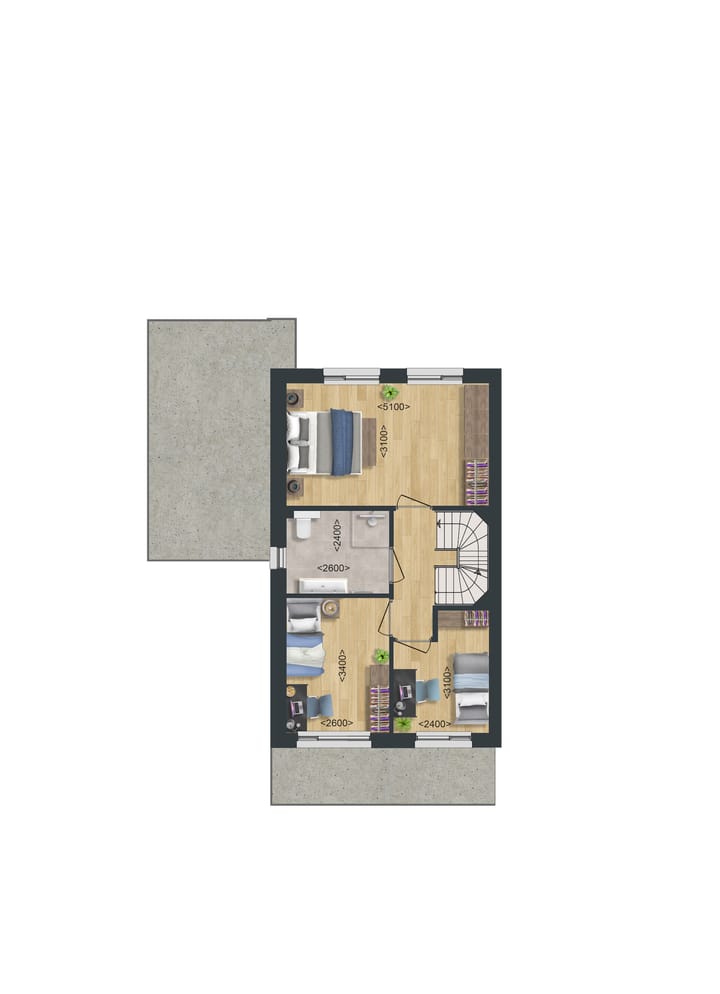 Foto 4 van Type B1: Hoekwoning (Bouwnr. 64)