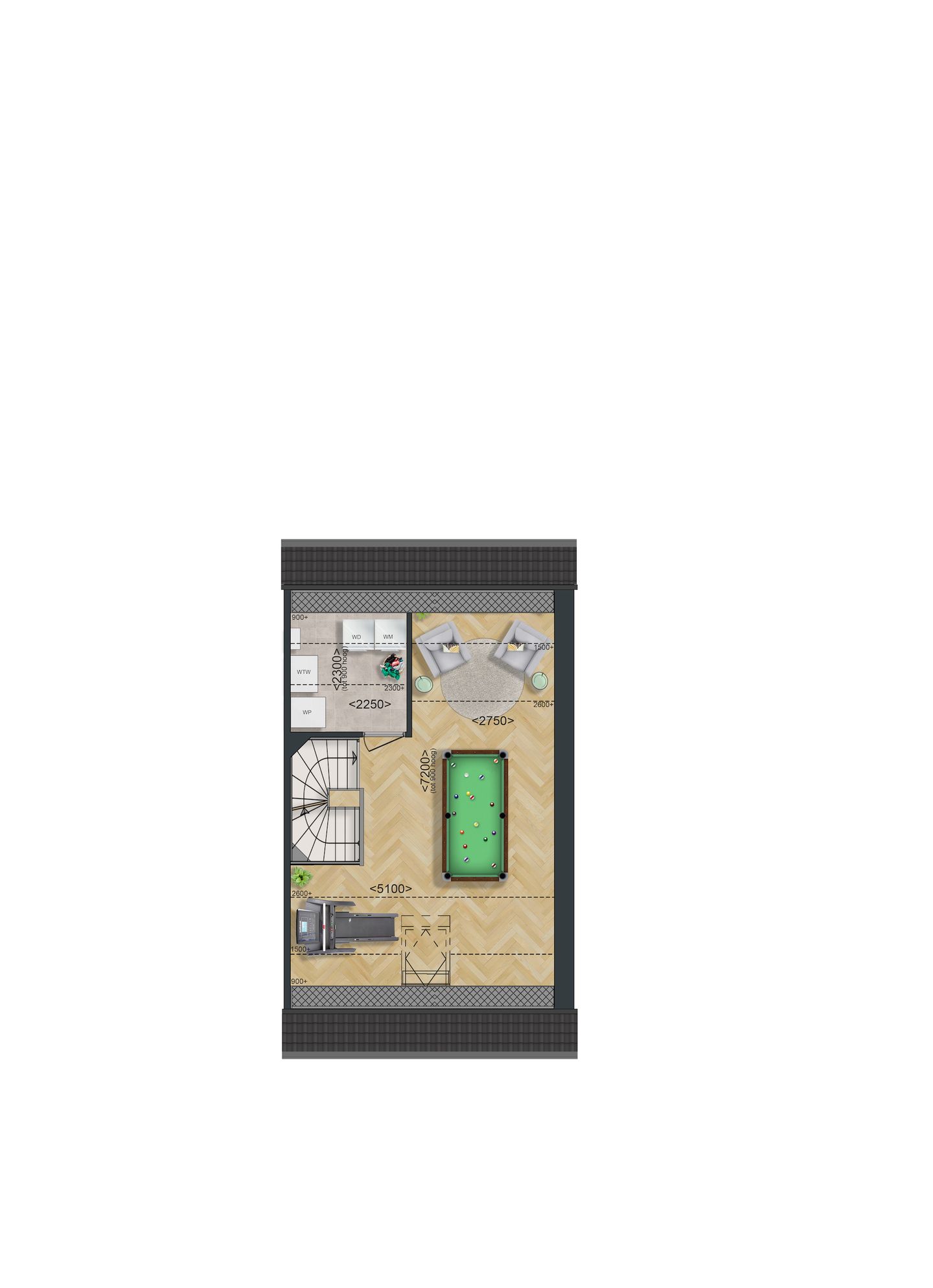 Foto 5 van Type B: Hoek- en tussenwoning (Bouwnr. 63)