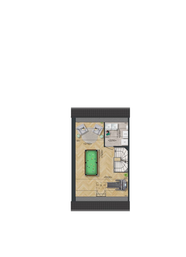 Foto 8 van Type B: Hoek- en tussenwoning (Bouwnr. 71)