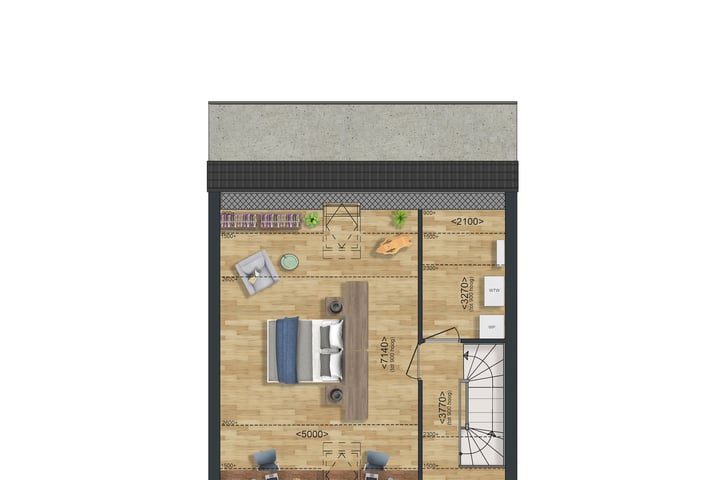 Foto 3 van Type C: Hoek- en tussenwoning Levensloop (Bouwnr. 48)