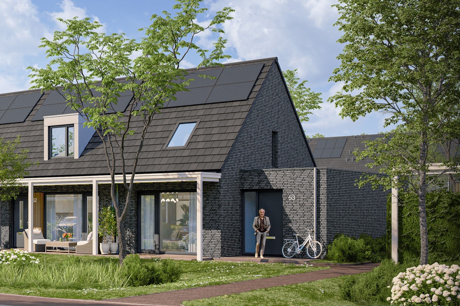 Foto 9 van Type A5: Twee-onder-een-kapwoning (Bouwnr. 40)