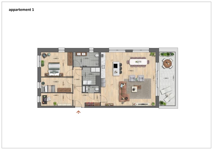 Photo 1 of Appartement type A (Bouwnr. 1)