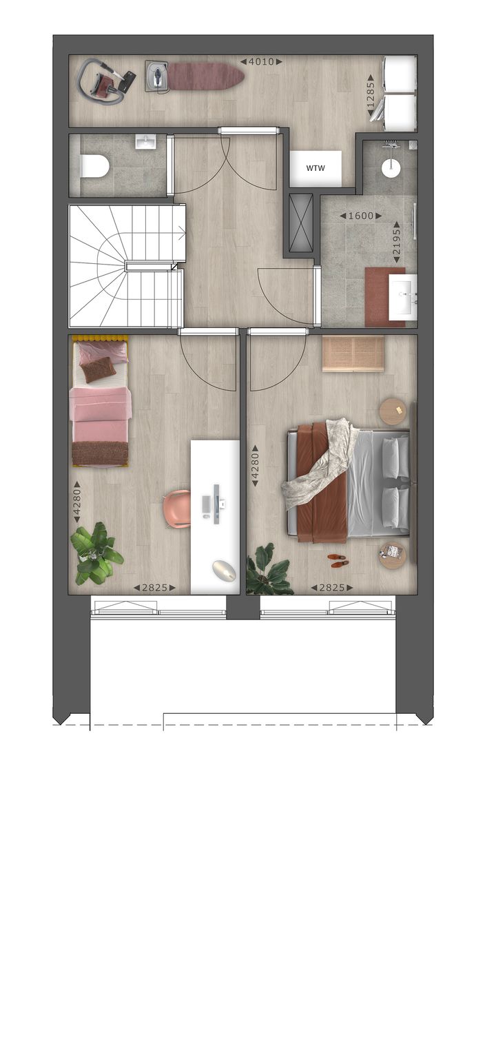 Foto 14 van stadswoning (Bouwnr. 302)