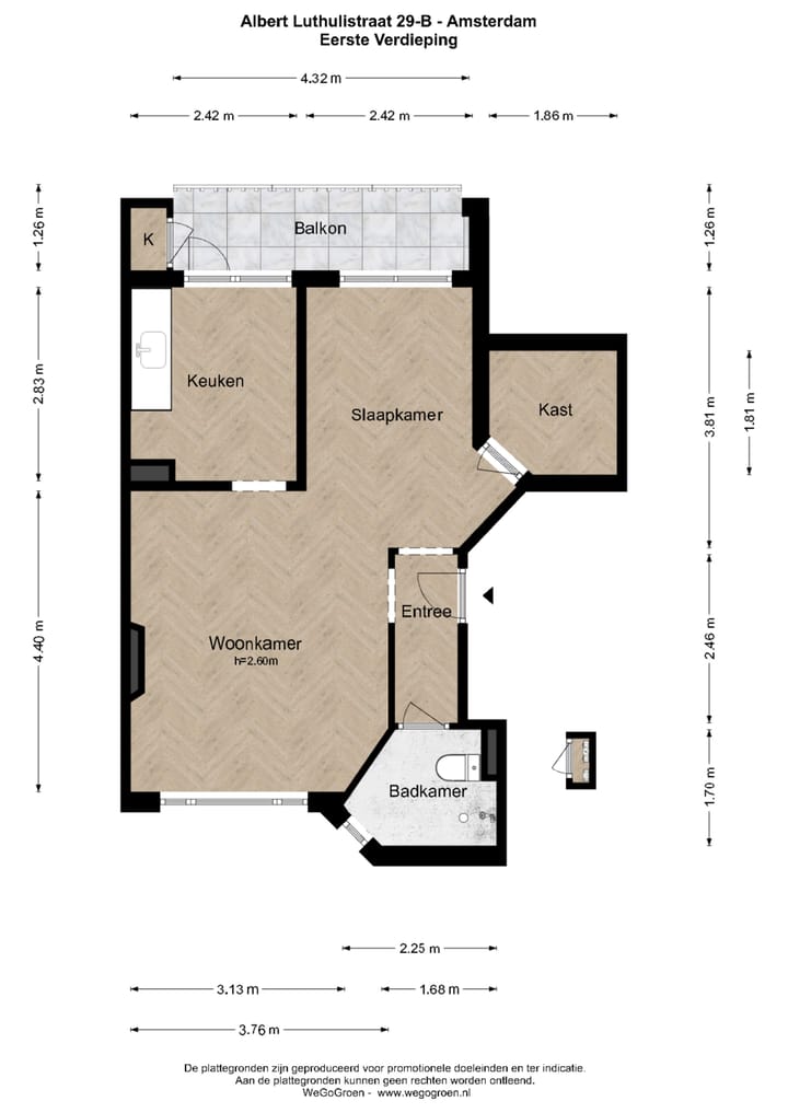 Foto 20 van Albert Luthulistraat 29-B