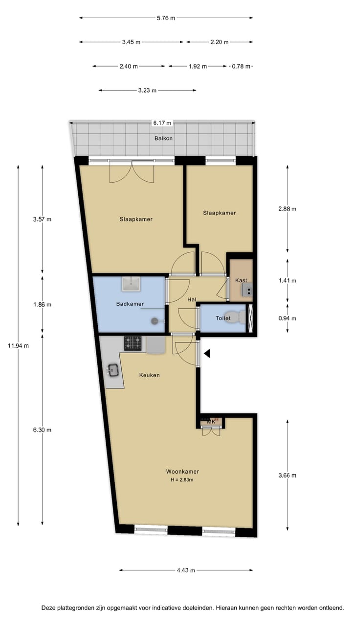 Foto 15 van Philips Willemstraat 12-C