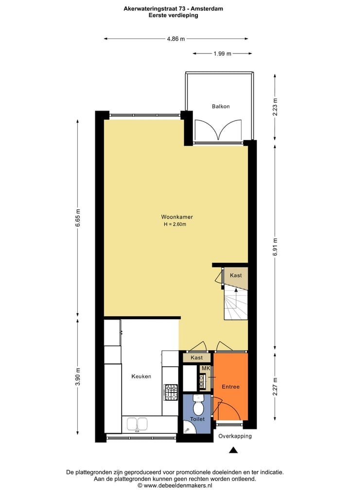 Foto 22 van Akerwateringstraat 73