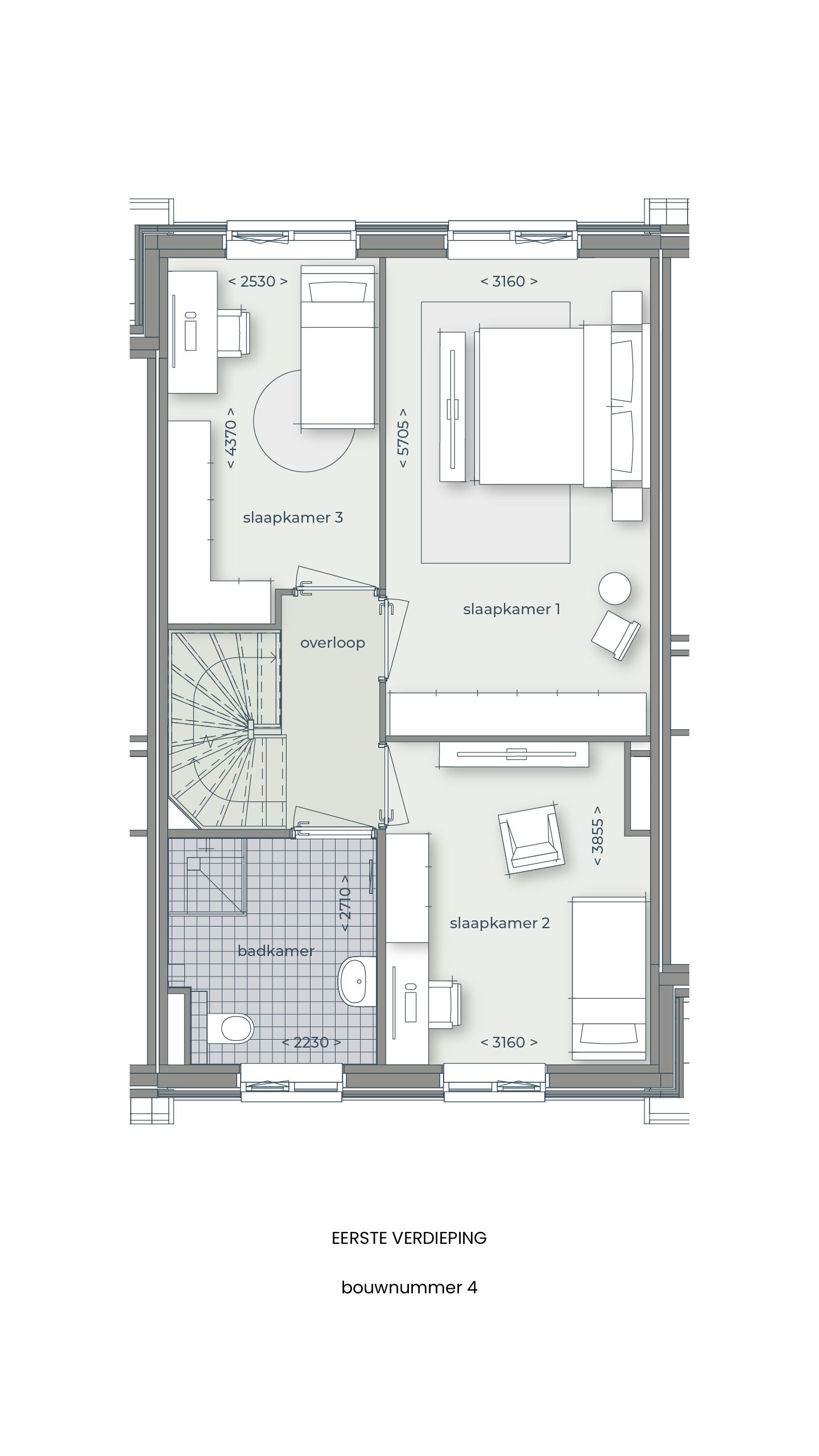 Foto 6 van Tussenwoning De Velden Deelplan D fase 1 (Bouwnr. 4)