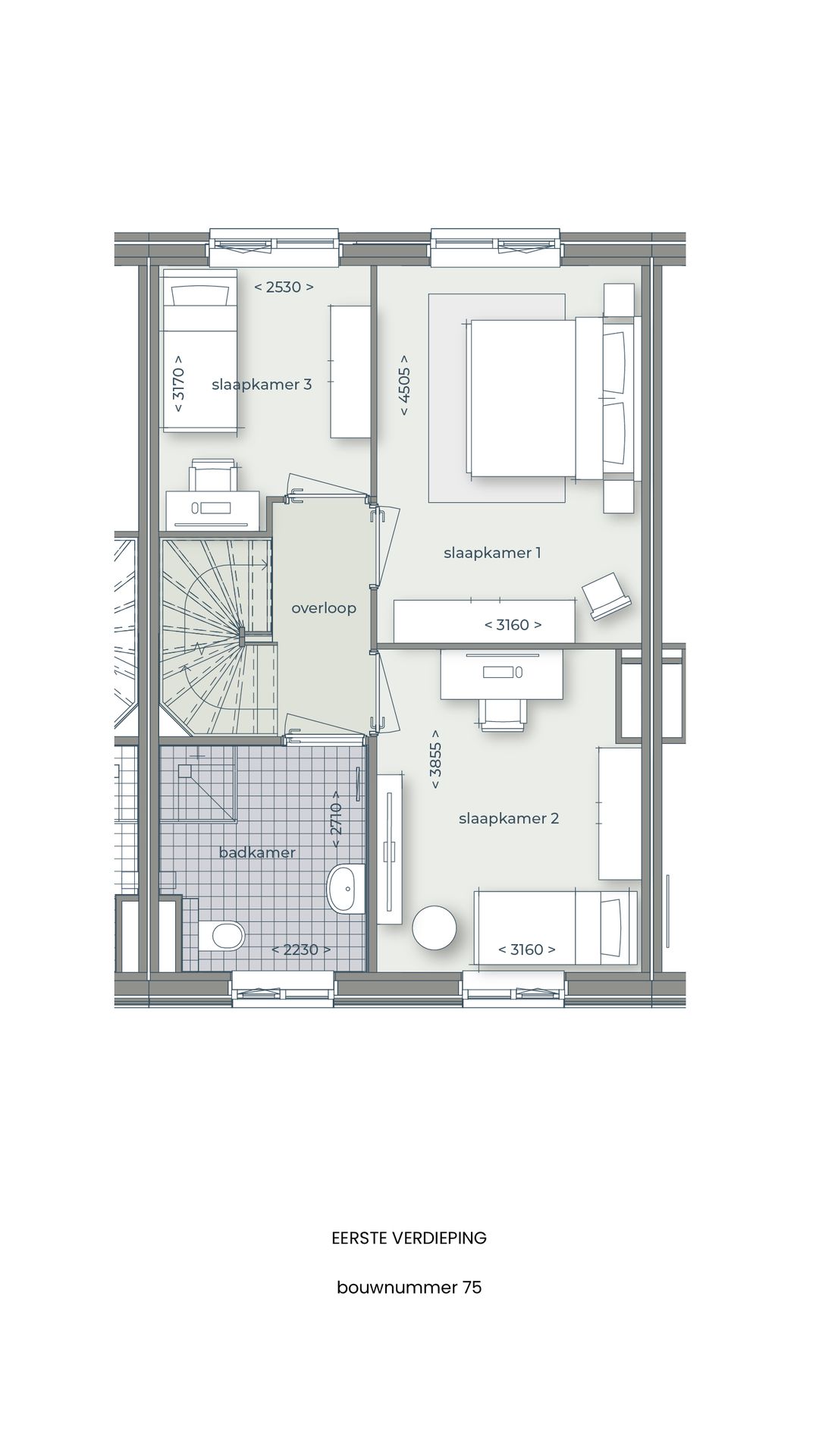 Foto 8 van Tussenwoning De Velden Deelplan D fase 1 (Bouwnr. 75)