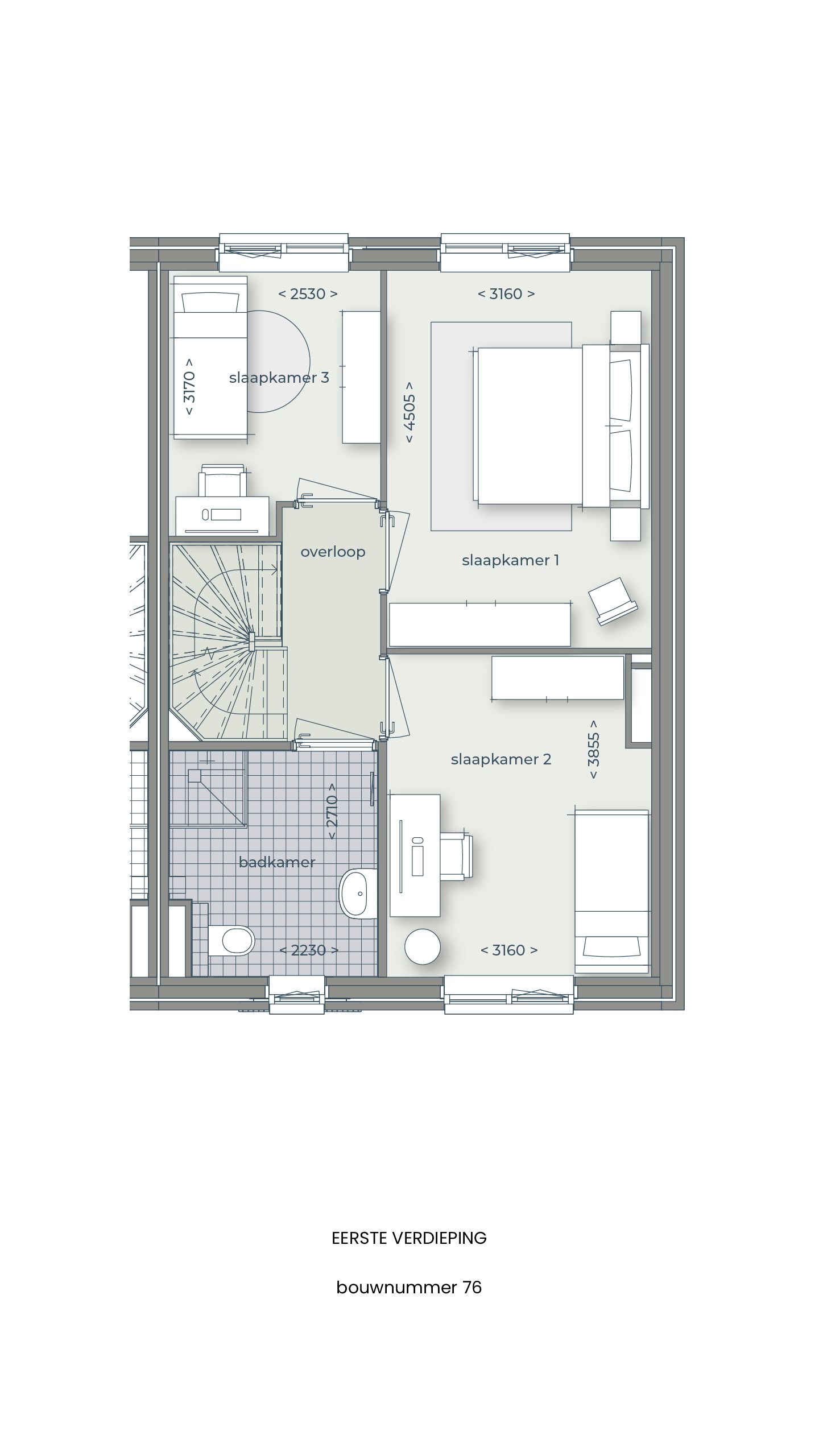 Foto 10 van Hoekwoning De Velden Deelplan D fase 1 (Bouwnr. 76)