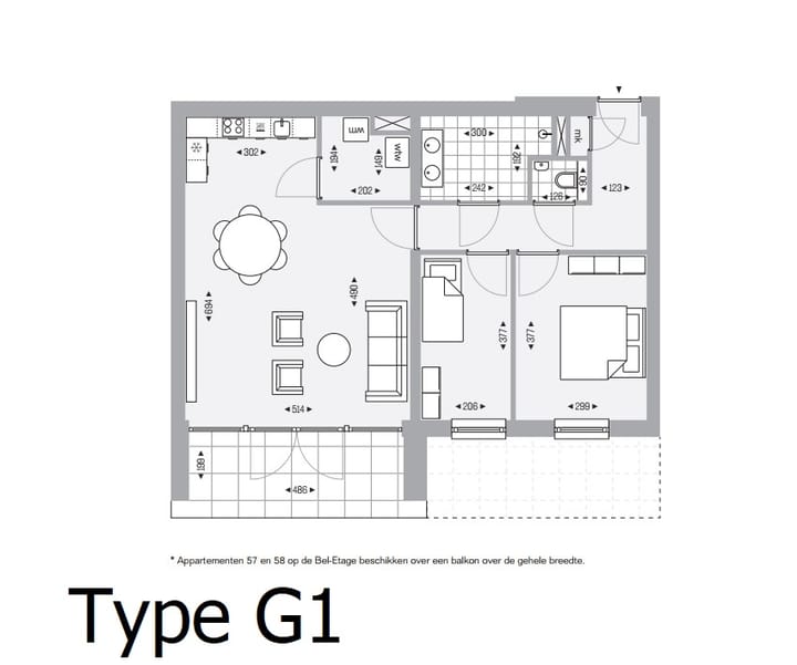Photo 4 of G1 (Bouwnr. 58)