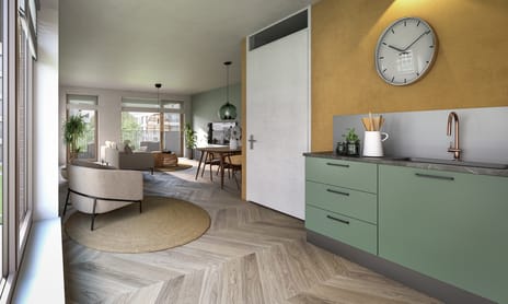 Image of Princenpark Breda Gebouw B Type C Apartment with shared street entrance