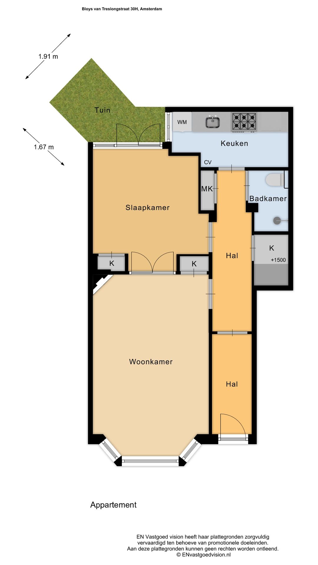 Foto 31 van Bloys van Treslongstraat 30-H