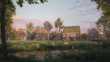 Foto van Twee-onder-een-kapwoningen type L 2-onder-1-kapwoning