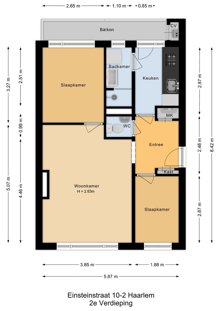 Foto 38 van Einsteinstraat 10-II