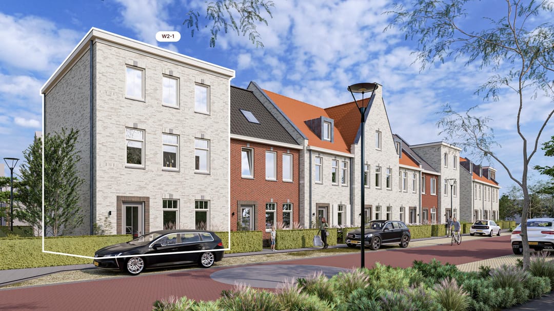 Foto 1 van Fase A Hoekwoningen (Bouwnr. W2-1)