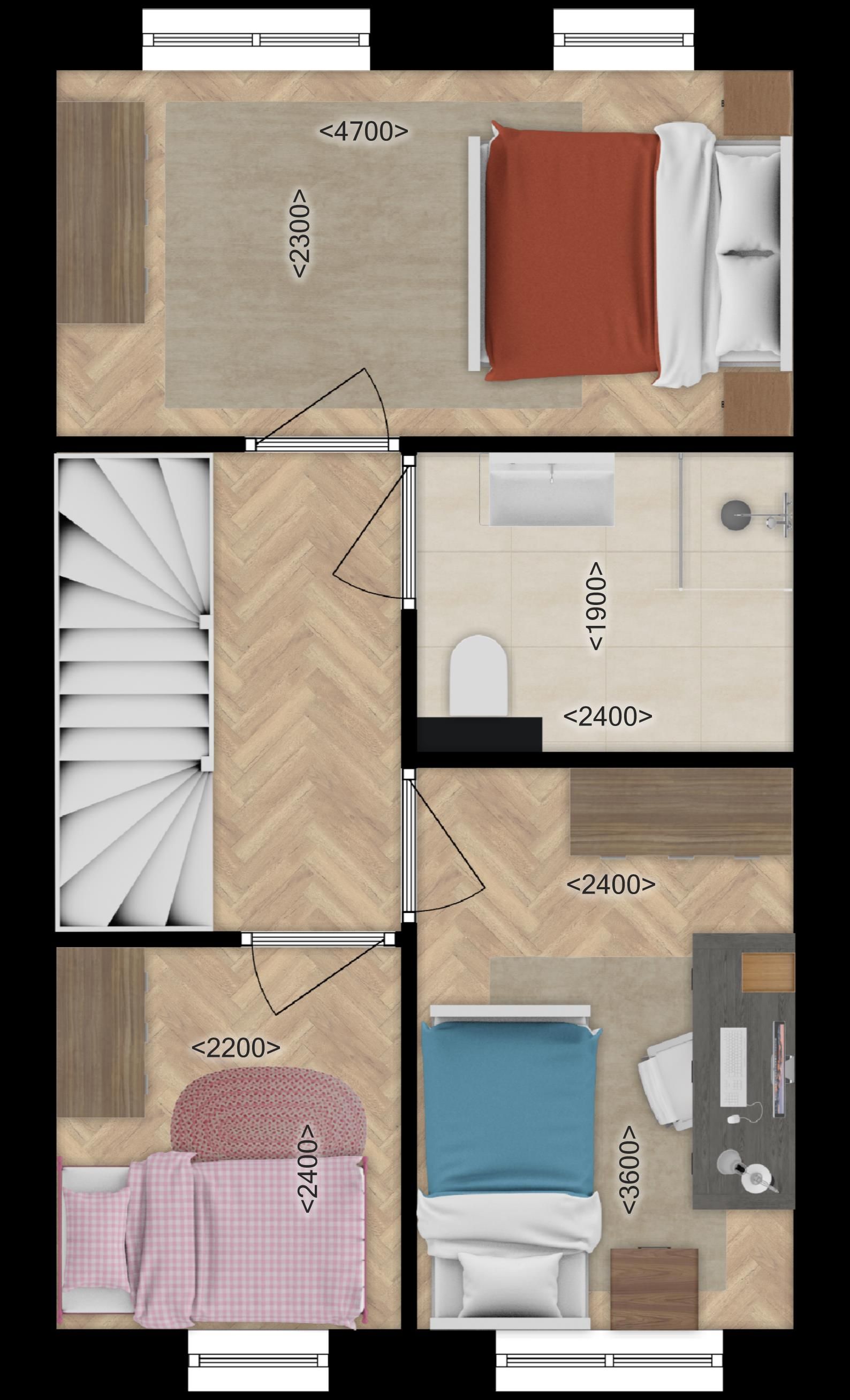 Foto 3 van Fase A Hoekwoningen (Bouwnr. W3-8)