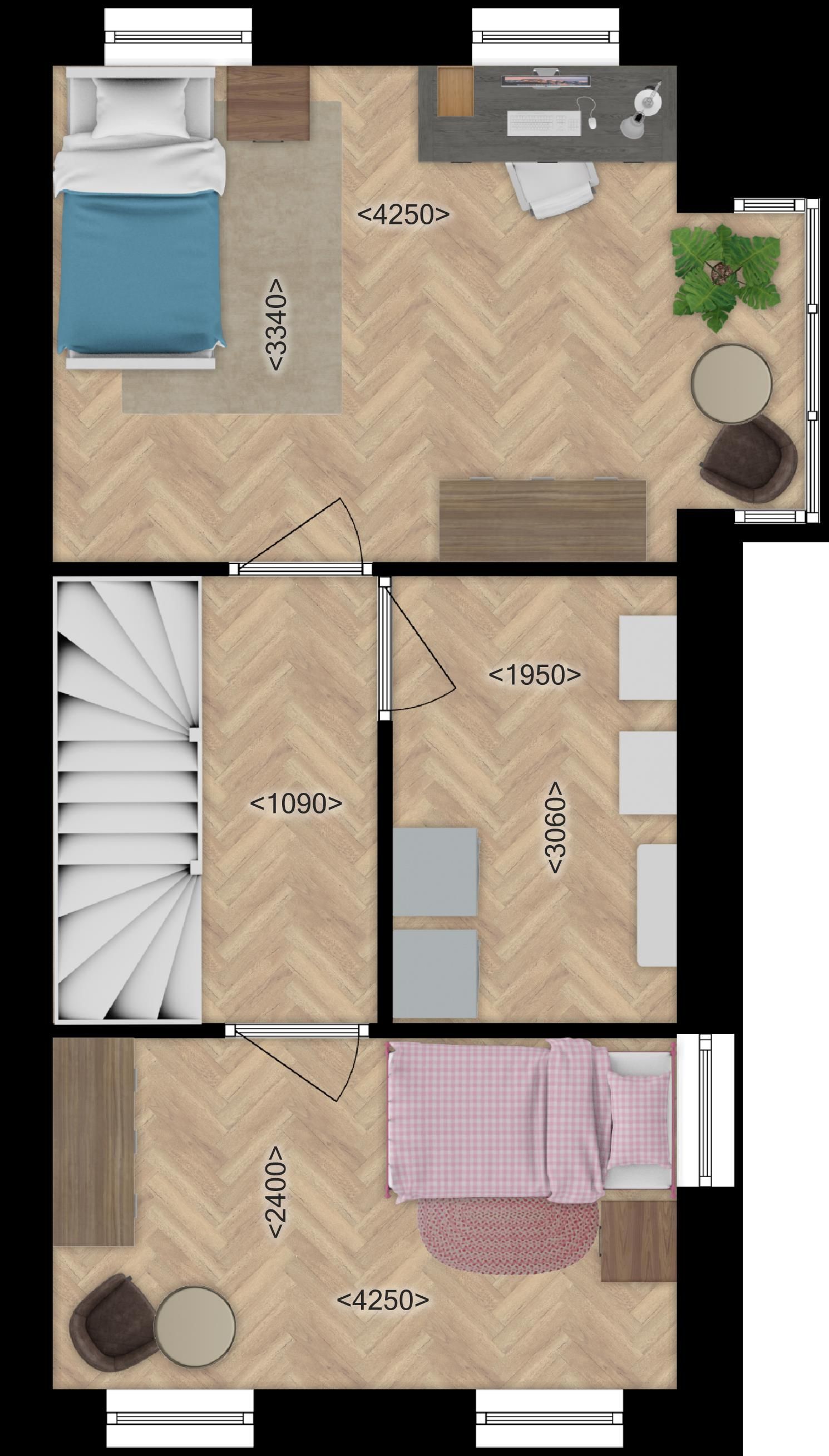 Foto 3 van Fase A Hoekwoningen (Bouwnr. W2-7)
