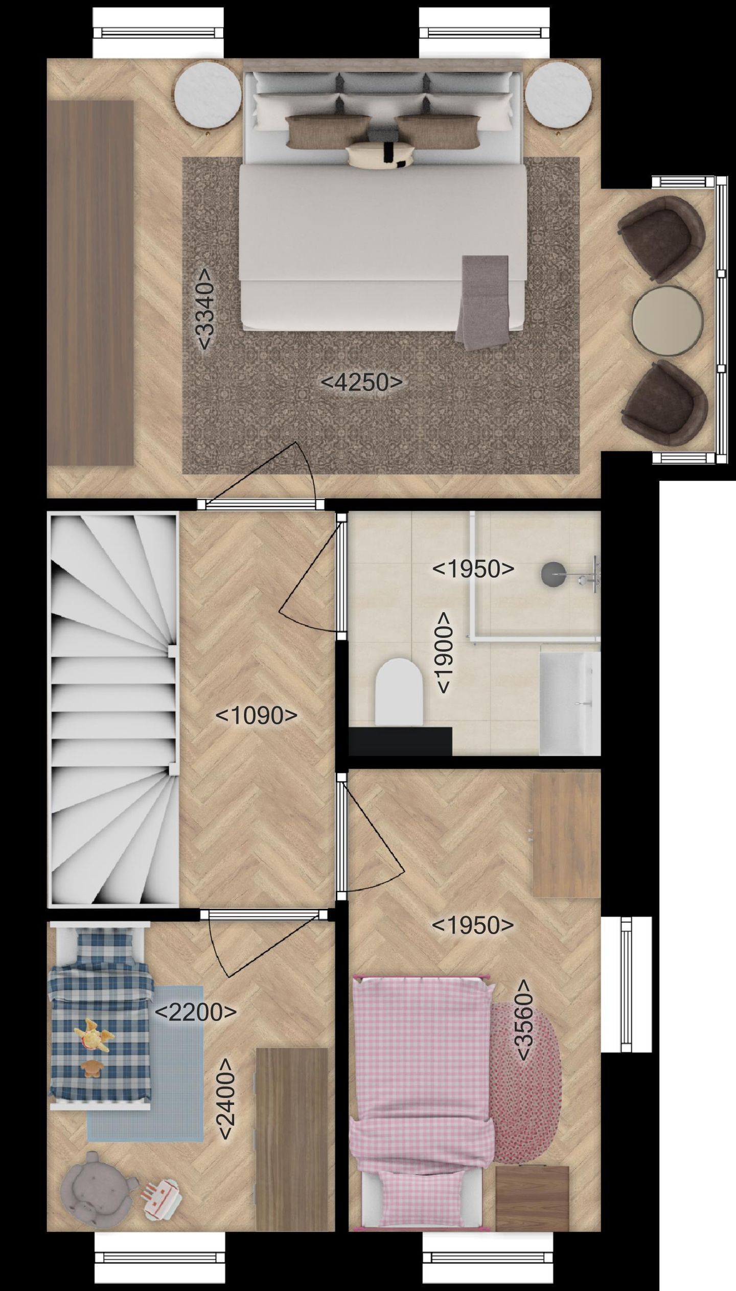 Foto 4 van Fase A Hoekwoningen (Bouwnr. W2-7)