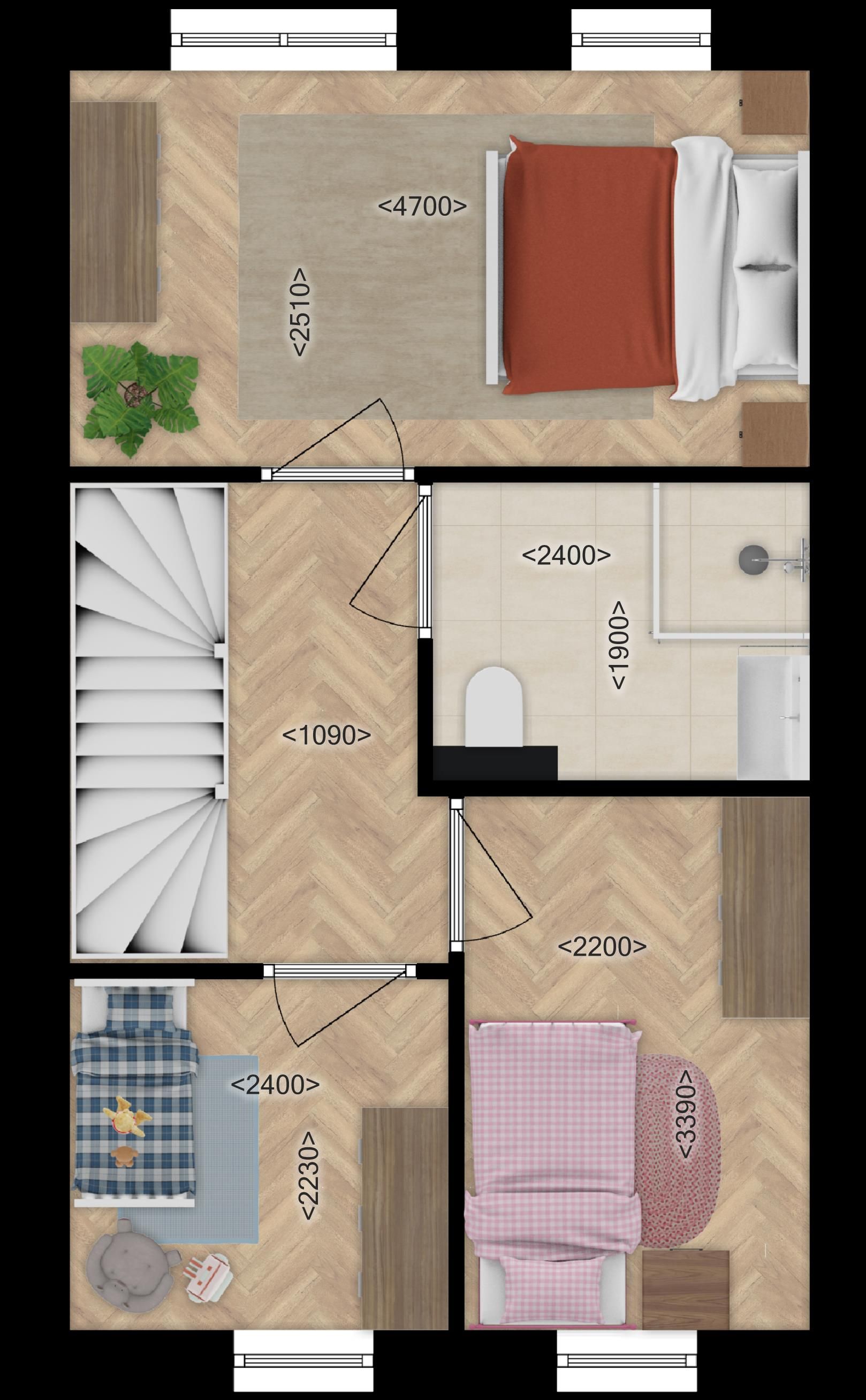 Foto 3 van Fase A Hoekwoningen (Bouwnr. W1-1)