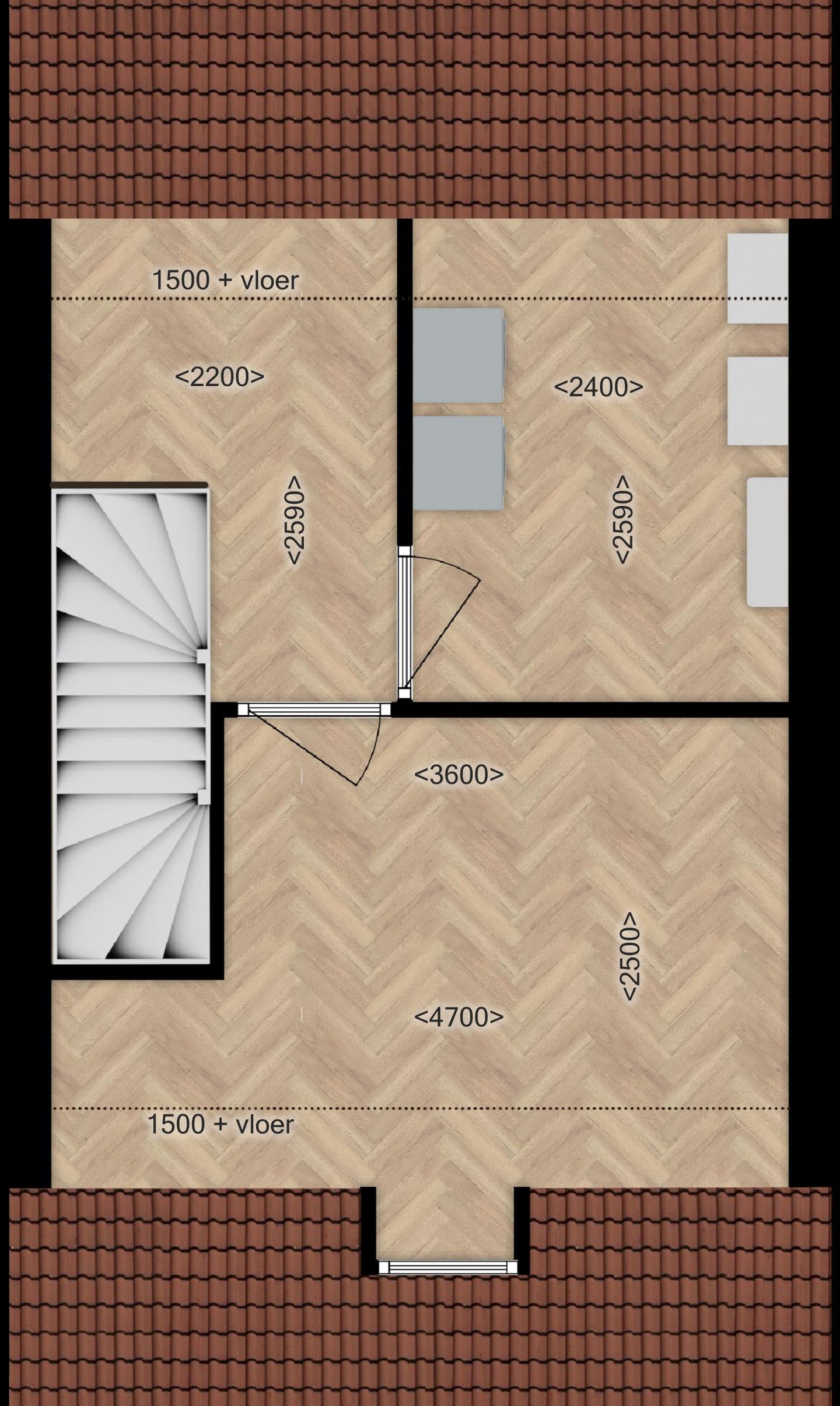 Foto 4 van Fase A Hoekwoningen (Bouwnr. W1-1)