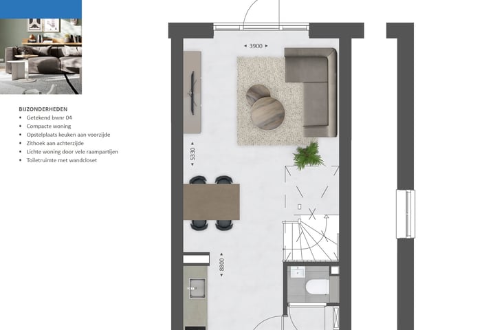 Foto 4 van TUSSENWONINGEN | TYPE C (Bouwnr. 005)