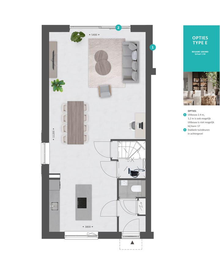 Foto 17 van HOEKWONINGEN | TYPE E (Bouwnr. 017)