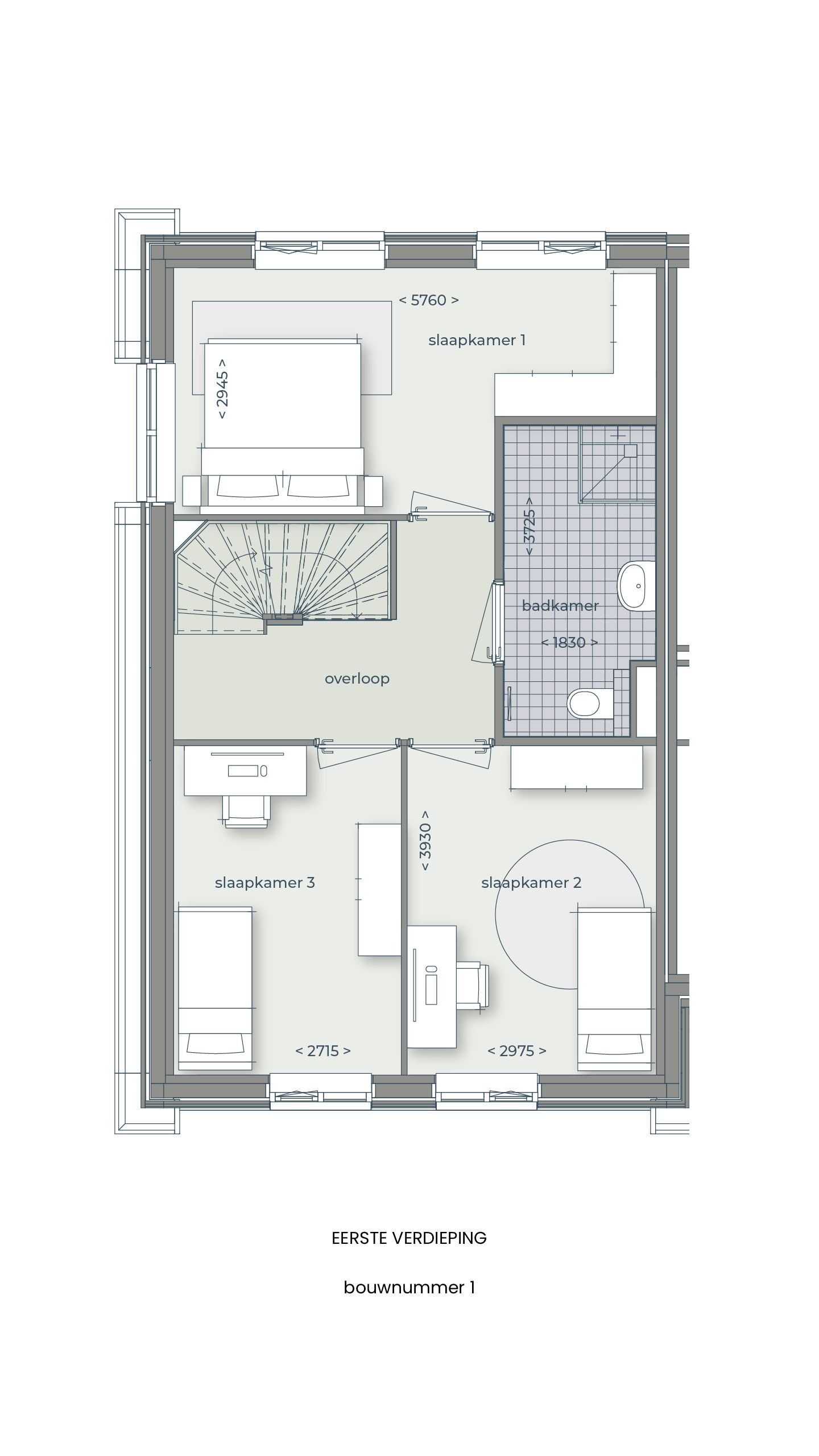 Foto 6 van Beneden-Bovenwoningen De Velden Deelplan D (Bouwnr. 36)