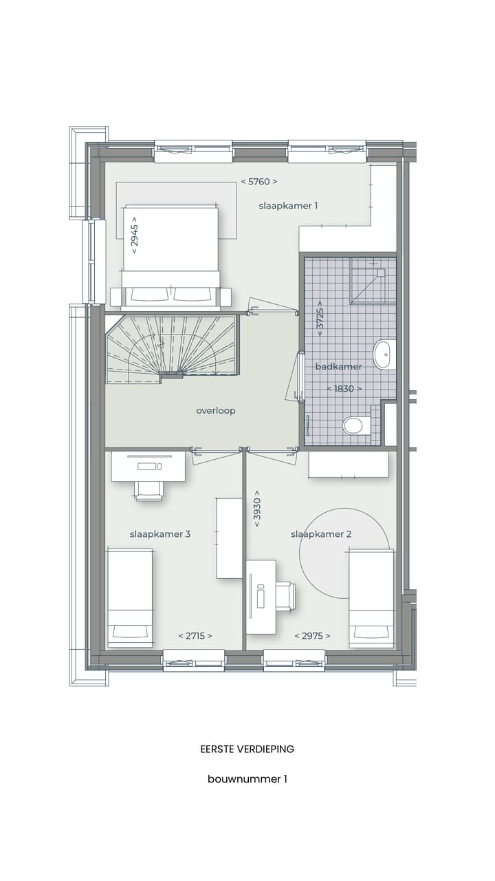 Foto 6 van Beneden-Bovenwoningen De Velden Deelplan D (Bouwnr. 32)